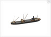 Waterline model; Miniature model by Reginald Carpenter