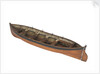 Full hull model; Plank-on-frame by unknown