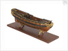 Model of the 'Rose' (1706), warship, sixth rate, sloop, 20 guns by unknown