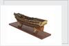 Model of the 'Rose' (1706), warship, sixth rate, sloop, 20 guns by Unknown