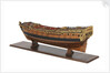Contemporary full hull model of the 'Mordaunt' by unknown