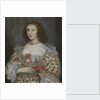 An unidentified young lady of the time of Charles I by English School