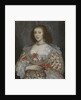 An unidentified young lady of the time of Charles I by English School