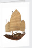 A model of a cargo vessel; Junk, Upper Yangtze by unknown