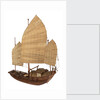 A model of a cargo vessel; Junk, Upper Yangtze by unknown