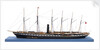 Ship model of the passenger/cargo vessel SS 'Great Britain' (1843) by Bassett-Lowke Ltd