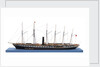 Ship model of the passenger/cargo vessel SS 'Great Britain' (1843) by Bassett-Lowke Ltd