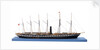 Ship model of the passenger/cargo vessel SS 'Great Britain' (1843) by Bassett-Lowke Ltd