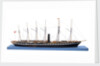 Ship model of the passenger/cargo vessel SS 'Great Britain' (1843) by Bassett-Lowke Ltd