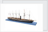 Ship model of the passenger/cargo vessel SS 'Great Britain' (1843) by Bassett-Lowke Ltd