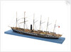Ship model of the passenger/cargo vessel SS 'Great Britain' (1843) by Bassett-Lowke Ltd