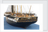 Ship model of the passenger/cargo vessel SS 'Great Britain' (1843) by Bassett-Lowke Ltd