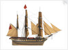Model of a warship (1805), Frigate, 38 guns by unknown