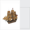 Model of a warship (1805), Frigate, 38 guns by unknown