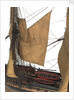 Model of a warship (1805), Frigate, 38 guns by unknown