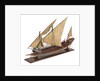 A Maltese galley by unknown