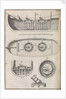 Bomb vessel plans, plate from 'Memoires d'Artillerie' by Pierre Surirey de Saint Remy by unknown