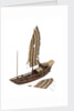 A model of a cargo vessel; River Junk, China by unknown