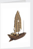 A model of a cargo vessel; River Junk, China by unknown