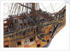 Model of First rate 100-gun warship 'Victory' (1737) by unknown