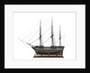 Warship, frigate 38 gun 'Seahorse' (1794) by unknown