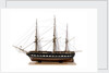 A full hull and rigged model of the warship and 36-gun frigate 'Phoebe' (1795) by unknown