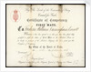 Certificate of Competency for First mate, Frederick William Cunningham Everett by unknown