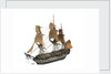 'Indomptable'; warship; 80 guns by William Haines