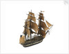 'Hermione'; warship; frigate by William Haines