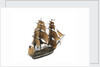 'Hermione'; warship; frigate by William Haines