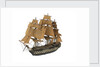 'Thunderer'; warship; 74 guns by William Haines