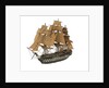 'Thunderer'; warship; 74 guns by William Haines