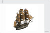 Warship; 74 guns; 3rd rate by William Haines