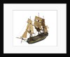 'San Ildefonso'; warship; 74 guns by William Haines