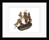 Warship; 74 guns by William Haines