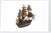 Warship; 74 guns by William Haines