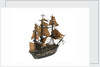 Warship; 74 guns by William Haines