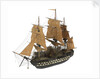 Warship; 74 guns by William Haines