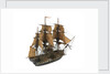 Warship; 74 guns by William Haines