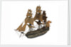 Warship; 74 guns by William Haines