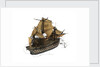 Warship; 80 guns by William Haines
