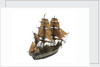 'Colussus'; warship; 74 guns by William Haines