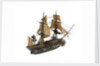 Warship; 74 guns by William Haines