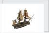 Warship; 74 guns by William Haines