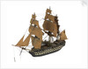 Warship; 74 guns by William Haines
