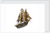 Warship; frigate by William Haines