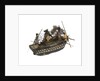 Warship; 74 gun by William Haines