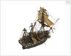 Warship; 74 guns by William Haines