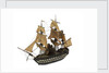 Warship; 74 guns ? by William Haines