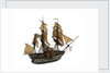 Warship; 74 guns ? by William Haines